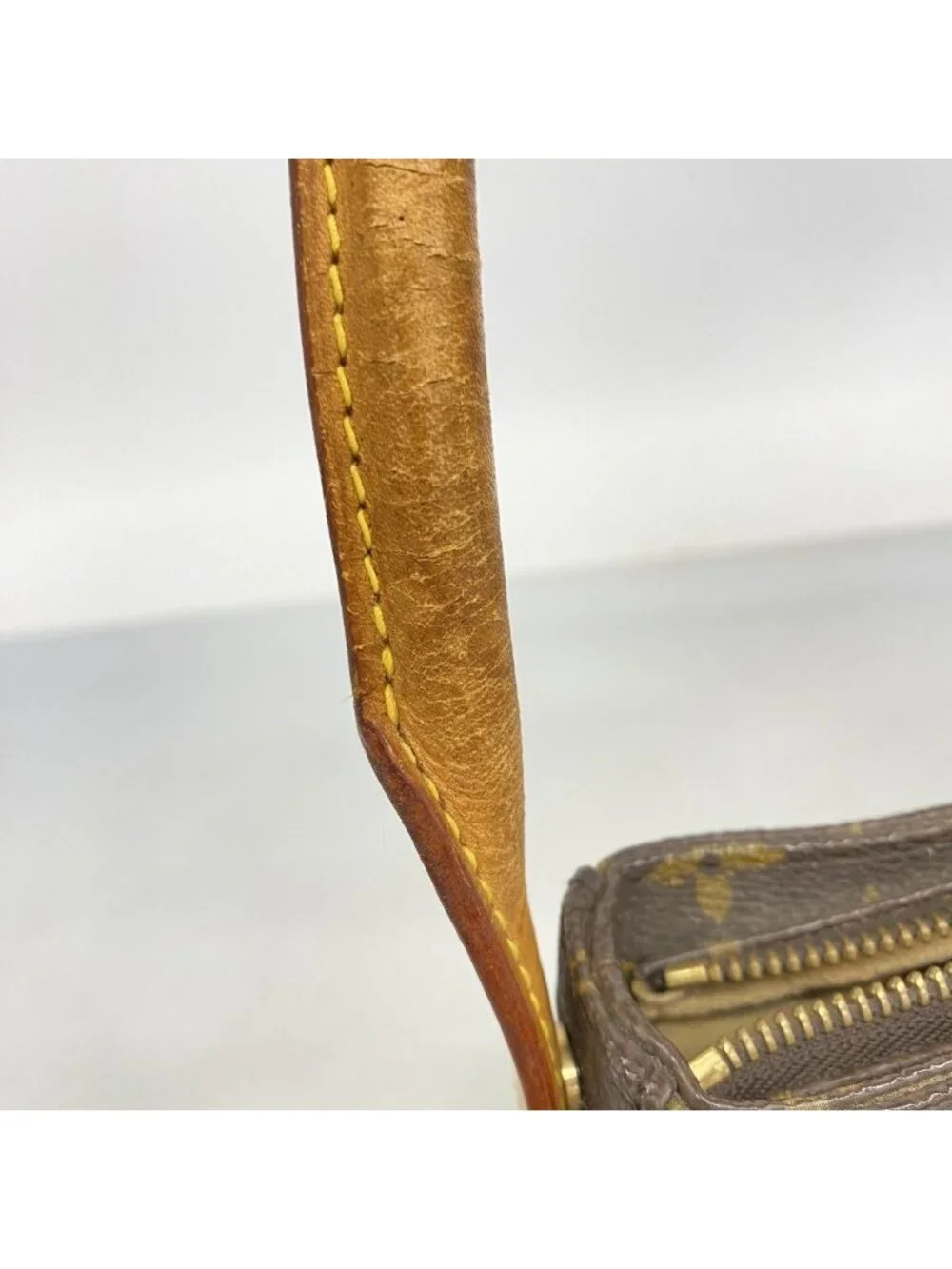 Louis Vuitton Shoulder Bag Monogram Looping MM Brown